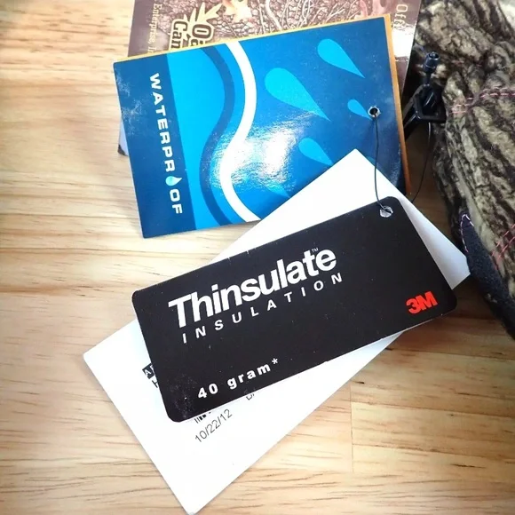 Huntworth Womens Oak Tree Camo Gloves Size Medium Realtree Waterproof - Picture 6 of 8